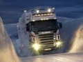 Game Winter truck jigsaw