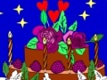 Game Kid's coloring: Delicious cake