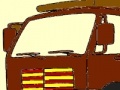Game Big transport truck coloring
