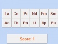 Game Periodic table in a minute