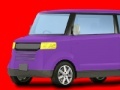 Game Purple Big Car: Coloring