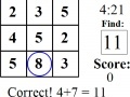 Game Math Cross Search 3x3