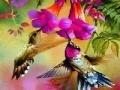Game Hungry flower birds puzzle