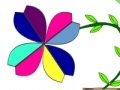 Game Rotating Flower Coloring
