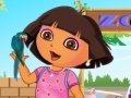 Game Dora at menagerie dress up