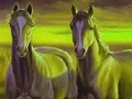 Game Green Horses: Slide Puzzle