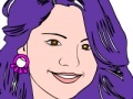 Game Selena Gomez Сoloring game