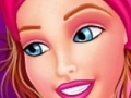 Game Facial Barbie makeover