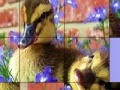 Game Ducks in the garden slide puzzle