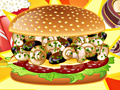 Game Mushroom Melt Burger