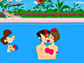 Game Swimming Pool Kiss