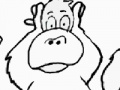 Game Funny Moneky Coloring