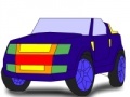 Game Land jeep coloring