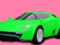 Game Superb Green Car: Coloring