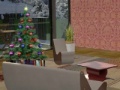 Game 3D Christmas Living Room Decoration 