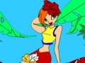 Game Kid's coloring: Jungle girl