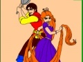 Game Coloring: Flynn and Rapunzel