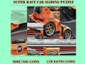 Game Super Race Car Sliding Puzzle