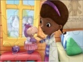 Game Doc McStuffins. Holly at the bathroom. Puzzle