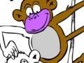 Game Coloring Jungle Monkeys