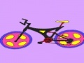 Game Amazing yellow bike coloring