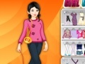 Game Girl with Cute Kitten Dress Up
