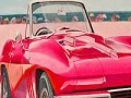 Game Pink beach car slide puzzle