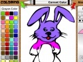 Game Coloring of a hare