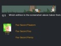 Game NG Quiz 5: Four Second F