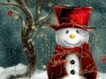 Game Cute Snowmen Jigsaw