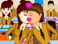 Game School Student Kissing
