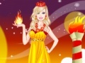 Game Barbie Fire Princess Dress Up