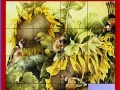 Game Birds and Sunflowers Slide Puzzle