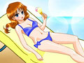 Game Sunbath at Beach