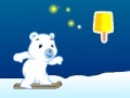 Game Steve the bear. Snowboarding adventure