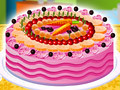 Game Cake Full of Fruits Decoration