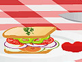 Game Vegetable Sandwich