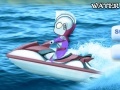 Game Ultraman Tiga Wave Race. Water scooter