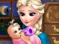 Game Elsa Frozen Baby Feeding