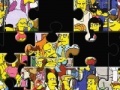 Game Simpsons characters puzzle