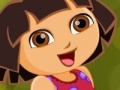 Game Cute Dora bathing