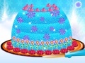 Game Frozen. Princess gown cake decor