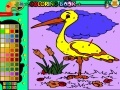 Game Mountain heron coloring