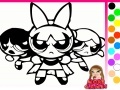 Game Powerpuff Girls coloring