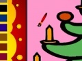 Game Cute Christmas tree colorin game