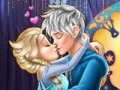 Game Elsa Frozen kissing Jack Frost