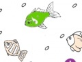 Game Big ocean and fishes coloring