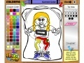 Game Girl Coloring