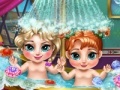 Game Frozen. Baby bath