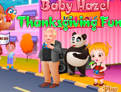 Game Baby Hazel. Thanksgiving fun online.